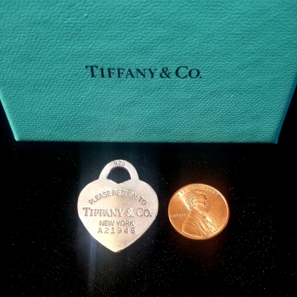 Authentic Tiffany & Co. Extra Large Heart Charm